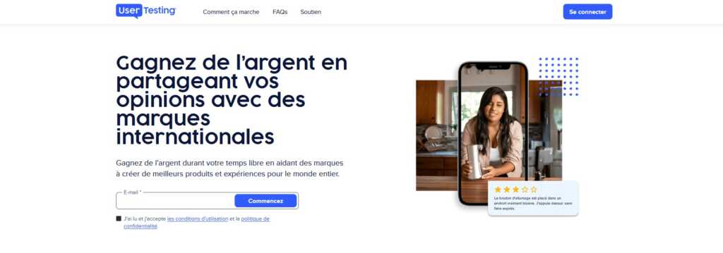 testeur rémunéré usertesting