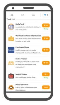 applications missions rémunérées earn gem