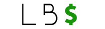Logo La Boîte à Sous - LBS avec symbole dollar vert.